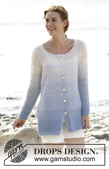 Sailing Cardigan  by DROPS  Design  Gratis Strikke og 