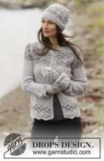 Winter Melody Cardigan by DROPS Design