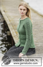 Green Forest Cardigan by DROPS Design