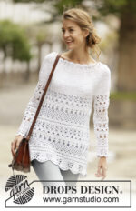 Lacey Days Jumper by DROPS Design