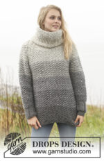 Grey Sunset Sweater by DROPS Design
