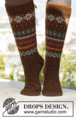 Autumn Aurora´s Socks by DROPS Design