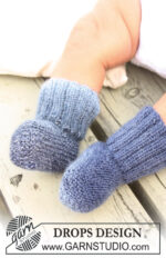 Baby Blue Socks by DROPS Design