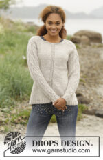 Irish Plaits Cardigan by DROPS Design