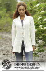 Irish Winter Cardigan by DROPS Design